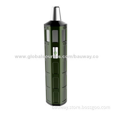 Stainless steel dry herb vaporizer with 6 temperature settings, hottest, newest, best selling